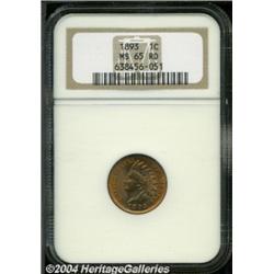 1893 1C MS65 Red NGC.