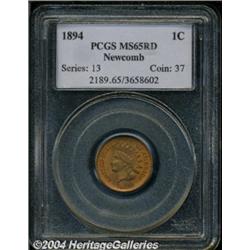 1894 1C MS65 Red PCGS.