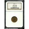 Image 1 : 1896 1C MS65 Red and Brown NGC.