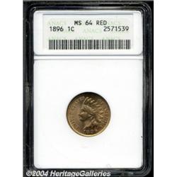 1896 1C MS64 Red ANACS.