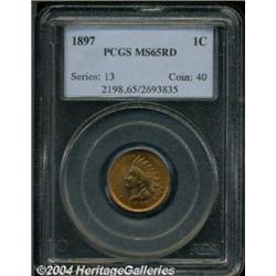 1897 1C MS65 Red PCGS.