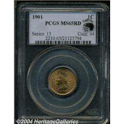 1901 1C MS65 Red PCGS.