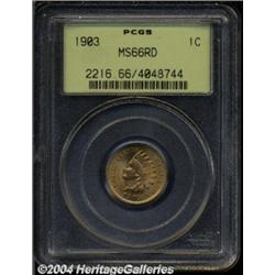 1903 1C MS66 Red PCGS.