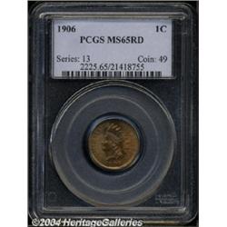 1906 1C MS65 Red PCGS.