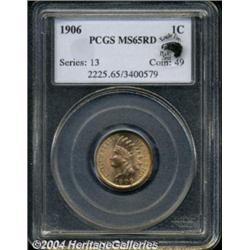 1906 1C MS65 Red PCGS.