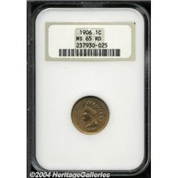 1906 1C MS65 Red NGC.