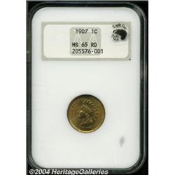 1907 1C MS65 Red NGC.