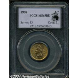 1908 1C MS65 Red PCGS.