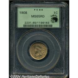 1908 1C MS65 Red PCGS.