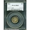 Image 3 : 1861 1C PR65 PCGS.