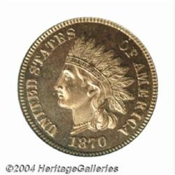 1870 1C PR65 Red Cameo PCGS.