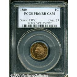 1880 1C PR64 Cameo PCGS.
