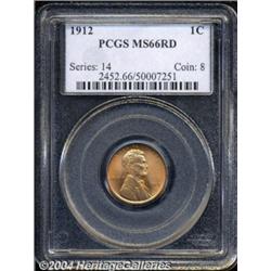 1912 1C MS66 Red PCGS.