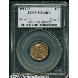 1912-D 1C MS64 Red PCGS.