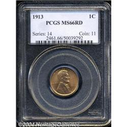 1913 1C MS66 Red PCGS.