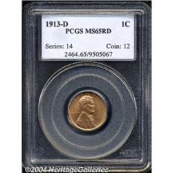 1913-D 1C MS65 Red PCGS.
