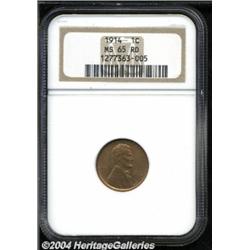 1914 1C MS65 Red NGC.