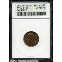 1914-D 1C --Corroded--ANACS. UNC Details, Net AU55.