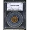 Image 1 : 1914-S 1C MS64 Red and Brown PCGS.