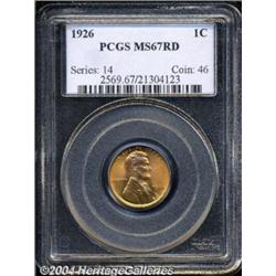 1926 1C MS67 Red PCGS.