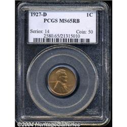1927-D 1C MS65 Red and Brown PCGS.