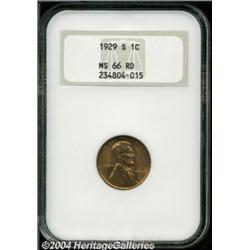 1929-S 1C MS66 Red NGC.