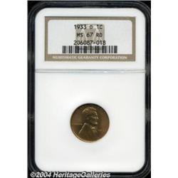 1933-D 1C MS67 Red NGC.