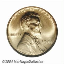 1941 1C Doubled Die MS66 Red NGC.