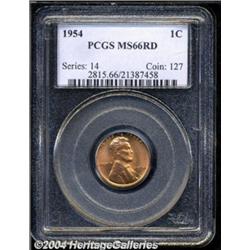 1954 1C MS66 Red PCGS.