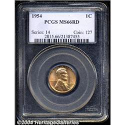 1954 1C MS66 Red PCGS.