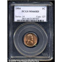 1954 1C MS66 Red PCGS.