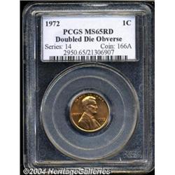 1972/72 1C Doubled Die MS65 Red PCGS.