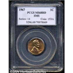 1967 1C SMS MS68 Red PCGS.