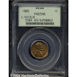 1909 1C PR65 Red and Brown PCGS.