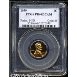 1959 1C PR68 Deep Cameo PCGS.