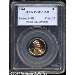 1961 1C PR68 Deep Cameo PCGS.