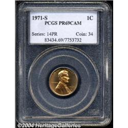 1971-S 1C PR69 Cameo PCGS.