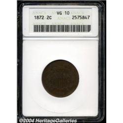 1872 2C VG10 ANACS.