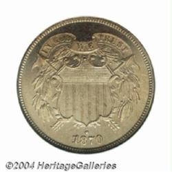 1870 2C PR66 Red NGC.