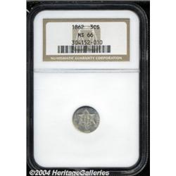 1862 3CS MS66 NGC.