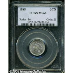1888 3CN MS66 PCGS.