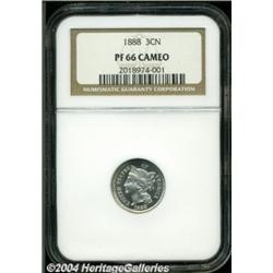 1888 3CN PR66 Cameo NGC.