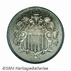 1866 5C Rays PR65 Cameo PCGS.