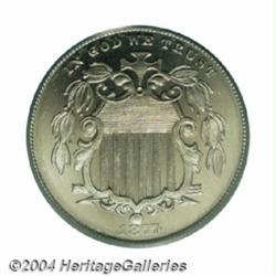 1877 5C PR65 Cameo PCGS.