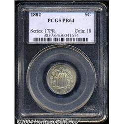 1882 5C PR64 PCGS.
