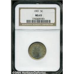 1901 5C MS65 NGC.