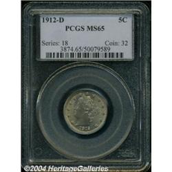1912-D 5C MS65 PCGS.