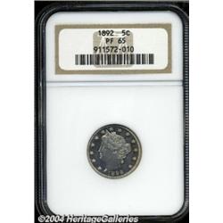 1892 5C PR65 NGC.