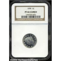 1898 5C PR66 Cameo NGC.