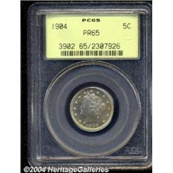 1904 5C PR65 PCGS.
